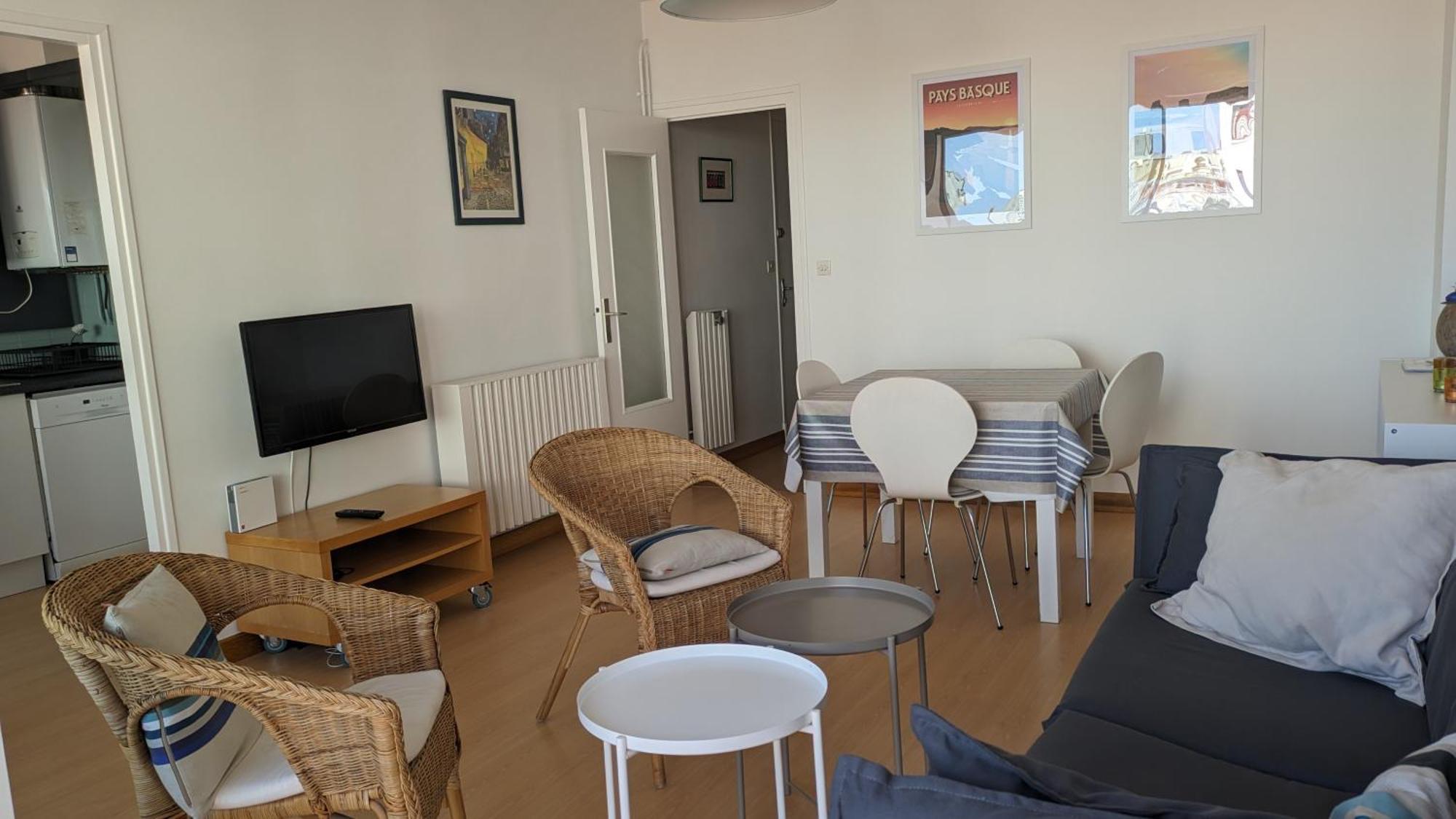 Appartement 3 Pieces Au Coeur D'Hendaye Plage Eksteriør bilde